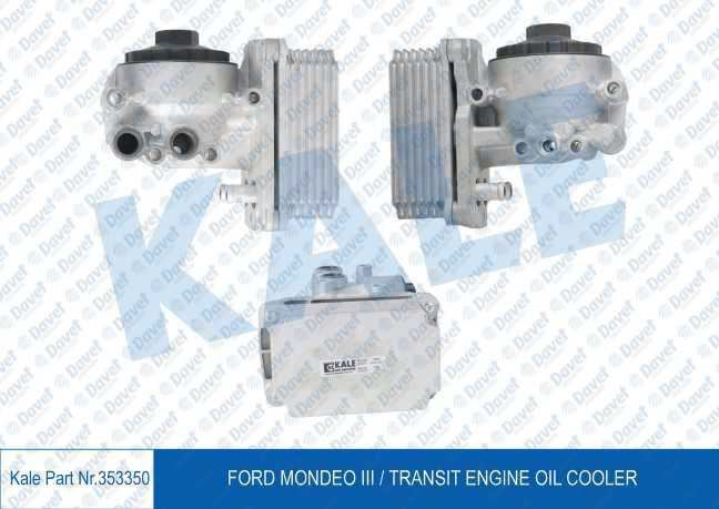 KALE 353350 Yag Sogutucu Ford Mondeo Iii 2.0 16v Di-Tddi-Tdci-2.2 Tdci 00<07 / Transit 2.0 Di-2.4 Di-2.0  Tdci 00<06 (Komple)